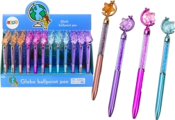 Lodīšu pildspalva ar zvaigznīti, zils tinte 0,7 mm – krāsu miks