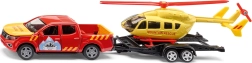Siku Super Mountain Rescue Service Nissan Navara with Helicopter