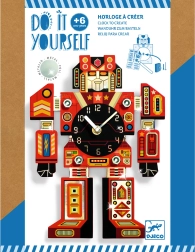 DIY pulkstenis Robots DJECO