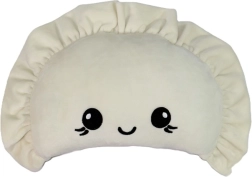 Plīša pīrāgs 60 cm, krēmkrāsas