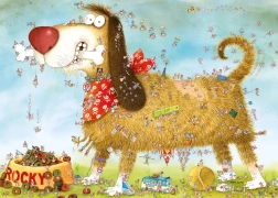 Mīkla Uz suņa 1000 gabalu