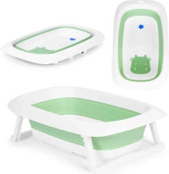 Salokāma bērnu vanniņa ar noteci Ecotoys – Oranža