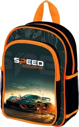 Bērnu pirmsskolas mugursoma ar auto motīvu