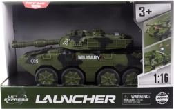 Interaktīva rotaļlieta: ar baterijām darbināms tanks bērniem