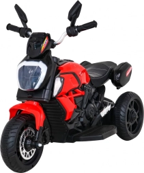 Bērnu elektriskais motocikls Fast Tourist – Sarkana
