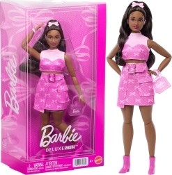 Barbie Deluxe Style rozā denims – modes lelle ar aksesuāriem