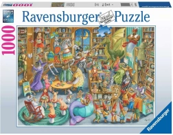 2D puzle 1000 Ravensburger Ziemeļi bibliotēkā