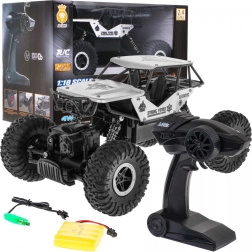 RC bezceļa auto Crawler Monster 1:18 bērniem 6+ – Sudraba