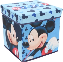 Cozy Noxxiez uzglabāšanas kaste un pufs MICKEY MOUSE 30×30×30 cm