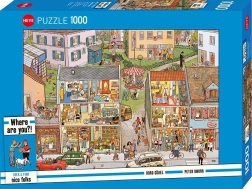 HEYE Seek & Find Puzzle: City Houses, 1000 Pieces