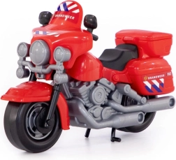 Ugunsdzēsēju motocikls NL 28 cm bērniem no 1 gada vecuma