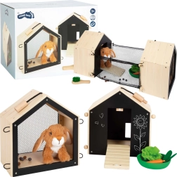 Plush Rabbit in Hutch with Run by small foot