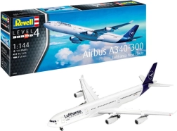 Modeļa lidmašīna A340-300 Lufthansa jaunais dizains 1/144