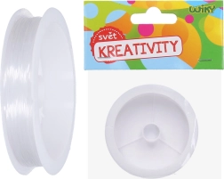 Caurspīdīga neilona aukla krellēm 0,6 mm, 14 m