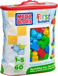 Mega Bloks First Builders liels kluču maiss (60 gab.)