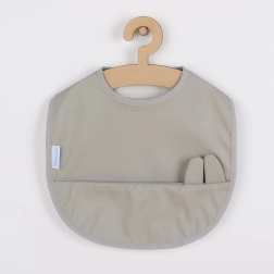 Mazgājams priekšautiņš NEW BABY 34 × 25 cm pelēks