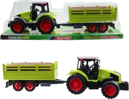 Traktors ar piekabi ar inerces piedziņu bērniem