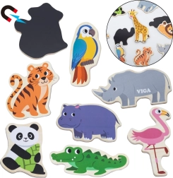 Viga koka magnēti – savvaļas dzīvnieki, 20 gab.