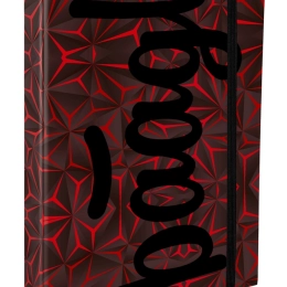 Baagl mapes skolas burtnīcām A4 Jumbo Red Polygon