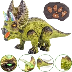Woopie tālvadības RC robots triceratops