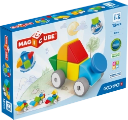 Geomag Magicube auto – magnētiskā konstruktorspēle, 13 detaļas