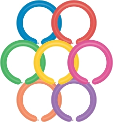 Modelējamie baloniņu komplekts, miks 100 gab.