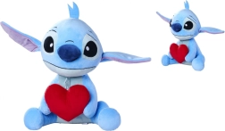 Plīša Stitch ar sirdi 50 cm
