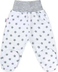 Zīdaiņu pusšļūcenes NEW BABY Classic II pelēkas ar zvaigznītēm