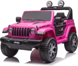 Bērnu elektriskais auto BABY MIX JEEP WRANGLER RUBICON rozā