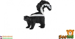 Plastmasas svītrainā skunka figūriņa 5 cm