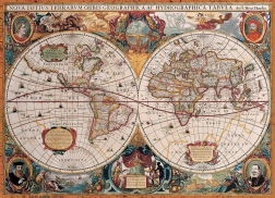 Puzzle Ancient World Map 1000 Pieces