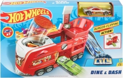 Hot Wheels pārnēsājamais spēļu komplekts – Drive-Thru restorāns