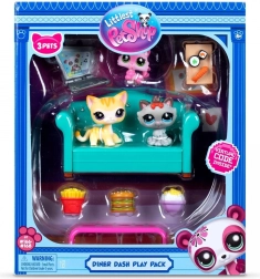Littlest Pet Shop komplekts uzkodu laiks ar kaķīšiem – spēļu komplekts