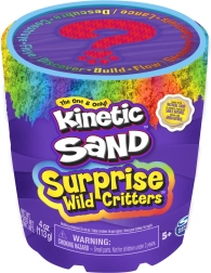 Kinetic Sand Bucket with Surprise – Wild Animals