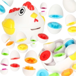 Educational Puzzle Hen with Egg Shape Sorter