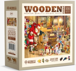 Koka puzle Wooden City Santas darbnīca 1010 detaļas