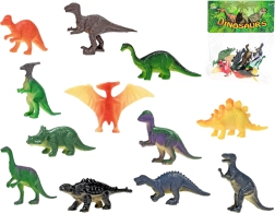 Plastmasas dinozauru komplekts 12 gab. (4–8 cm)