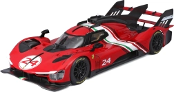 Bburago Ferrari 499P Modificata 1:18 sarkans sacīkšu modelis
