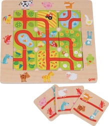 Goki galda spēle Atrodi ceļu uz fermu
