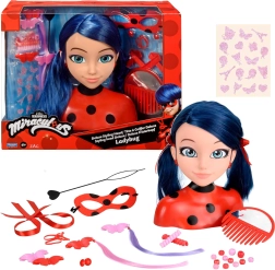 Stila veidošanas galva MIRACULOUS LADYBUG Marinette Deluxe ar piederumiem