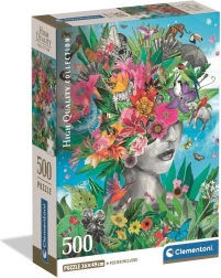 Puzle Galva džungļos 500 gabali CLEMENTONI