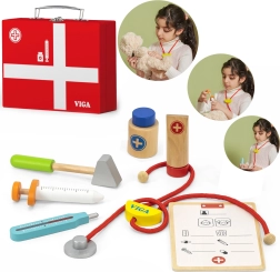 Koka ārsta komplekts koferītī VIGA