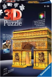 Spīdoša 3D puzle Nakts izdevums Uzvaras arka
