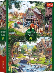Puzle 2×500 – Idilliska dzīve