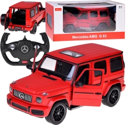Rastar Mercedes‑AMG G 63 1:14 RC auto ar tālvadību un gaismām – Sarkana