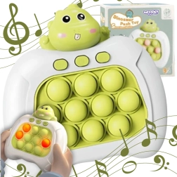 Interaktīva antistresa spēle POP IT dinozaurs – zaļa