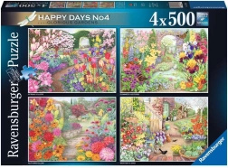 Ravensburger puzle Brīnišķīgi dārzi 4×500 detaļu