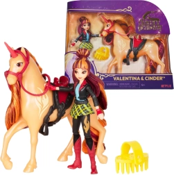 Unicorn Academy Valentina un Cinder – meitenes un vienradža figūriņa ar piederumiem