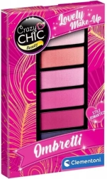 Clementoni Crazy Chic Pink Power acu ēnu palete