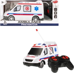RC ātrās palīdzības mašīna ar tālvadību un gaismas efektiem